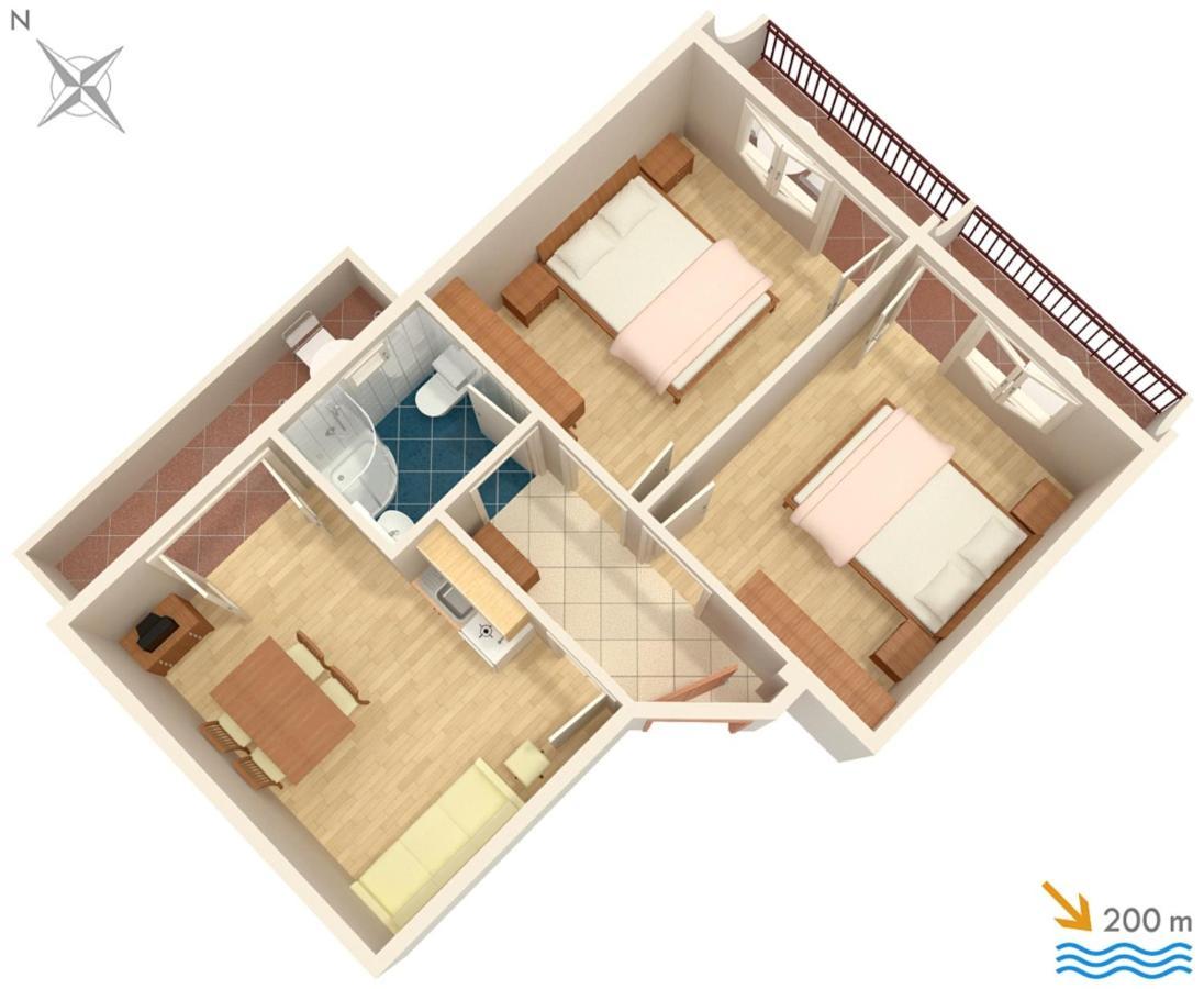 Apartments With A Parking Space Baska Voda, Makarska - 2709 外观 照片