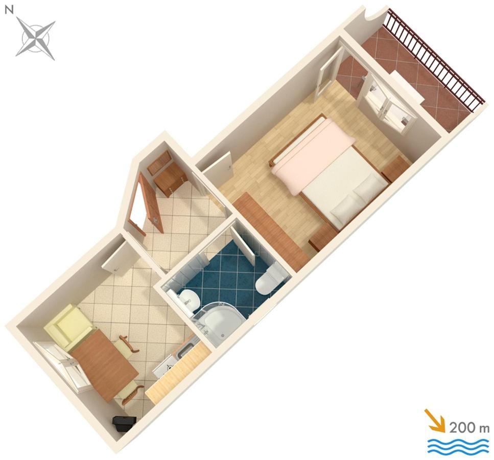 Apartments With A Parking Space Baska Voda, Makarska - 2709 外观 照片